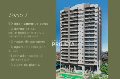 Apartamento com 2 dormitórios à venda, 69 m² - jardim paulista - presidente prudente/sp