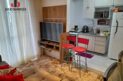 Apartamento reformado mobiliado com 2 dormitórios 1 vaga  à venda, 50 m² por r$ 480.000 - vila augusta - guarulhos/sp