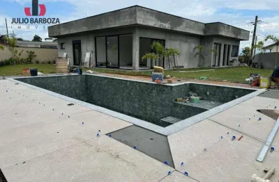 Casa com piscina 4 suítes 1 master  à venda, 281 m² por r$ 2.500.000 - condomínio residencial shamballa iii - atibaia/sp