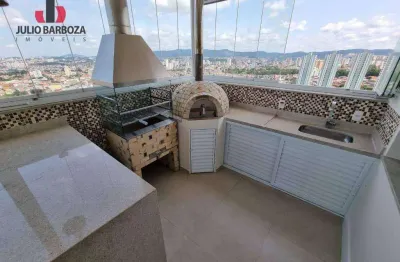 Cobertura com 5 dormitórios 1 suíte spa área gourmet 3 vagas à venda, 189 m² por r$ 1.000.000 - gopoúva - guarulhos/sp