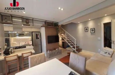 Duplex em moema, totalmente reformado com 2 dormitórios,, sacada, e 2 vagas de garagem