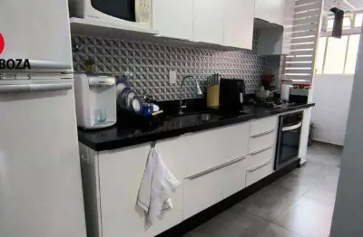 Apartamento com 2 dormitórios, 2 banheiros, e 1 vaga de garagem, em moema pássaros