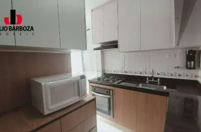 Apartamento semi mobiliado em moema, com 2 dormitórios, 2 banheiros, e 1 vaga de garagem