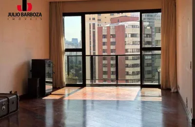 Apartamento alto, com 3 dorm,itórios, sendo 1 suíte com closet, e 3 vagas de garagemão em moema pássaros, 152m