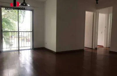 Apartamento com 2 dormitórios, 2 banheiros, sacada, e 1 vaga de garagem, em moema pássaros