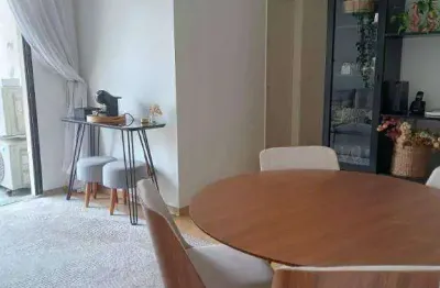 Apartamento na vila olímpia, ar condicionado em todos os ambientes com 2 dormitórios, sacada, e 1 vaga de garagem