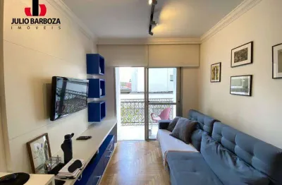 Apartamento com 1 dormitório para alugar, 45 m² por r$ 4.440,00/mês - moema - são paulo/sp