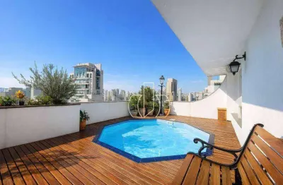 Um refúgio no coração de Moema! Cobertura de 375m² com Vista para o Parque