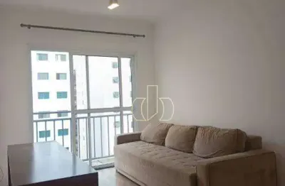 Apartamento com 1 dormitório para alugar, 45 m² por R$ 4.528,13/mês - Moema - São Paulo/SP