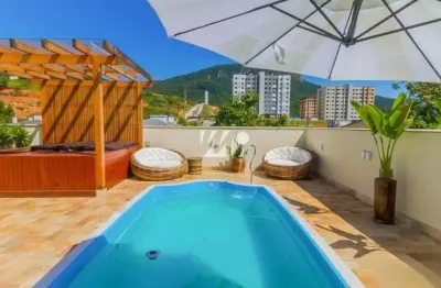 Excelente casa pedra branca com linda vista 4 quartos - imv