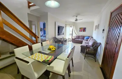 Cobertura com 4 dormitórios à venda, 144 m² por r$ 800.000 - indaiá - caraguatatuba/sp