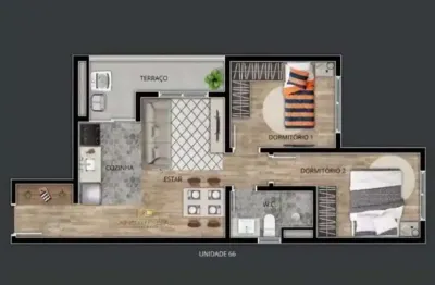 Apartamento com 2 dormitórios à venda, 50 m² por r$ 391.000,00 - vila irmãos arn