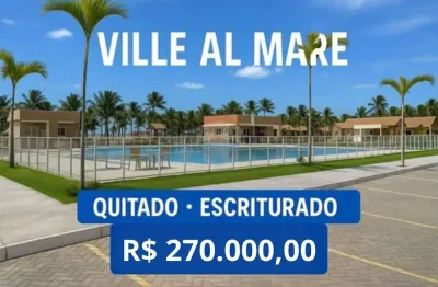 Lote no condomínio ville al mare | lote 552m² | barra dos coqueiros-se