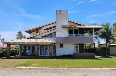 Aluga-se, mansão de luxo à beira-mar no condomínio camurupim | 4 suítes, sauna, vista mar – aracaju/se