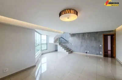 Apartamento cobertura à venda, 4 quartos, 1 suíte, 6 vagas, santa clara - divinópolis/mg