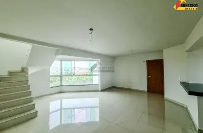 Apartamento cobertura à venda, 3 quartos, 1 suíte, 6 vagas, santa clara - divinópolis/mg