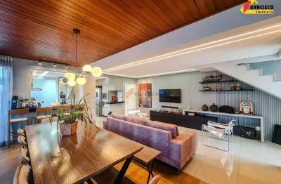 Apartamento cobertura à venda, 3 quartos, 1 suíte, 2 vagas, santa clara - divinópolis/mg