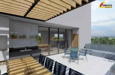 Apartamento cobertura à venda, 3 quartos, 1 suíte, 3 vagas, sidil - divinópolis/mg
