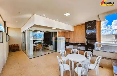 Apartamento cobertura à venda, 3 quartos, 1 suíte, 2 vagas, são josé - divinópolis/mg