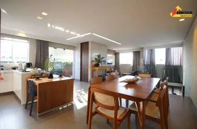 Apartamento cobertura à venda, 3 quartos, 1 suíte, 3 vagas, manoel valinhas - divinópolis/mg