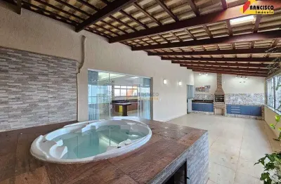 Apartamento cobertura à venda, 4 quartos, 2 suítes, 5 vagas, centro - divinópolis/mg