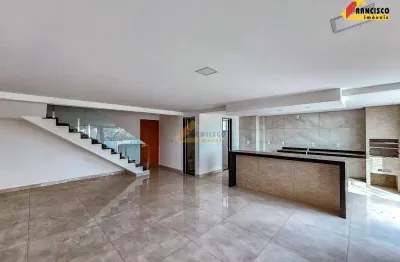 Apartamento cobertura à venda, 3 quartos, 1 suíte, 2 vagas, bom pastor - divinópolis/mg