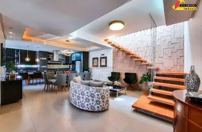 Apartamento cobertura à venda, 4 quartos, 2 suítes, 4 vagas, sidil - divinópolis/mg