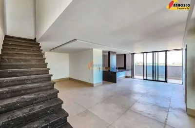 Apartamento cobertura à venda, 3 quartos, 3 suítes, 4 vagas, santo antônio - divinópolis/mg