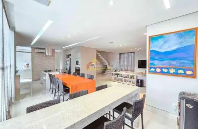 Apartamento cobertura à venda, 4 quartos, 3 suítes, 3 vagas, sidil - divinópolis/mg