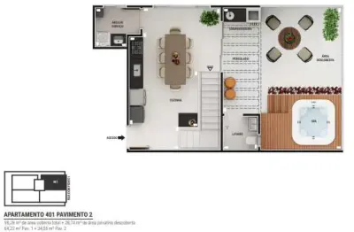 Apartamento cobertura à venda, 3 quartos, 1 suíte, 2 vagas, sidil - divinópolis/mg