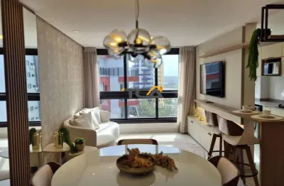 Apartamento no edifício freedon 02 dormitórios mobiliado e decorado