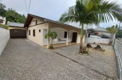 Casa para locação em brusque, azambuja, 3 dormitórios, 1 suíte, 2 banheiros, 2 vagas