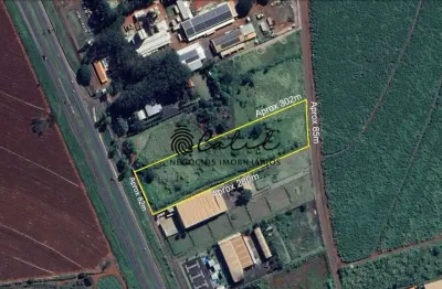 Terreno à venda, 24.380 m² por r$ 18.000.000,00  - parque industrial - cravinhos/sp