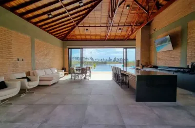 Águas da canastra - rancho com 4 suítes à venda, 320 m² por r$ 2.800.000 - centro - delfinópolis/mg