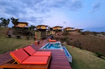 5 casas de luxo em condominio fechado na serra da canastra, por r$ 10.500.000 -  delfinópolis/mg