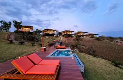 5 casas de luxo em condominio fechado na serra da canastra, por r$ 10.500.000 -  delfinópolis/mg