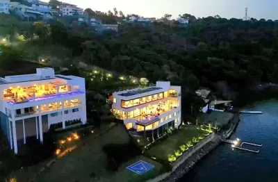 Rancho com 8 suítes à venda, 1150 m² por r$ 14.000.000 - escarpas do lago - capitólio/mg