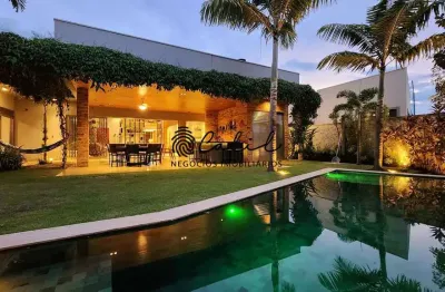 Alphaville i - casa terrea  com 4 dormitórios à venda, 418m² por r$ 4.600.000,00 - alphaville - ribeirão preto/sp