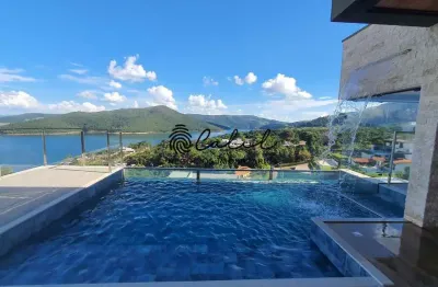 Escarpas do lago - mansão com 8 suítes, 650m² à venda por r$ 5.490.000,00 - capitólio/mg