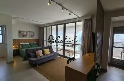 Fiusa one - apartamento studio mobiliado com 49,37m² para locação por r$ 4.000,00 - edifício fiusa one, ribeirão preto/sp