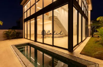 Alphaville i - casa sobrado com 3 suítes, 318,33m² à venda por r$ 2.600.000,00 - alphaville i, ribeirão preto/sp