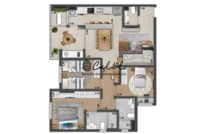 Edifício Edras Residence - Apartamento com 3 quartos (1 suíte), 90,15m² à venda por R$ 830.000,00 - Edifício Edras Residence, Ribeirão Preto/SP