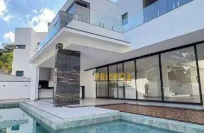 Casa com 3 dormitórios à venda, 400 m² por r$ 3.900.000,00 - alphaville nova esplanada i - votorantim/sp