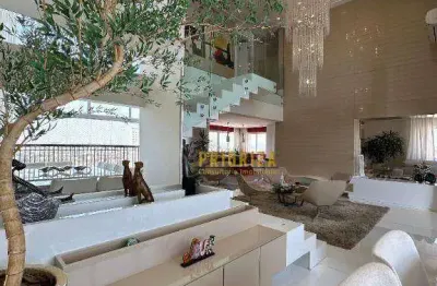 Apartamento com 4 dormitórios à venda, 383 m² por r$ 5.850.000,00 - condomínio edifício absoluto - sorocaba/sp