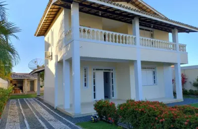 Casa alto padrão para venda em camaçari, barra do jacuípe, 5 dormitórios, 4 suítes, 6 banheiros, 6 vagas