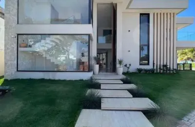 Casa alto padrão para venda em camaçari, guarajuba, 8 dormitórios, 5 suítes, 8 banheiros, 4 vagas