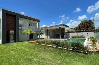 Casa alto padrão para venda em camaçari, guarajuba (monte gordo), 6 suítes