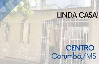 Casa para venda possui 125 metros quadrados com 3 quartos em centro - corumbá - ms