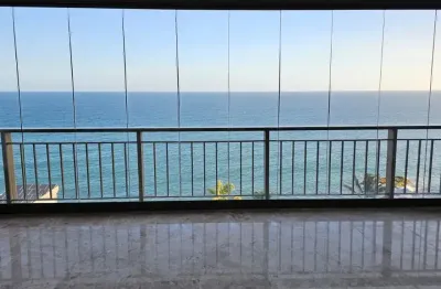 Vista mar espetacular! apartamento nascente com 4 suítes e 320m² no rio vermelho – ed. palazzo sulmare