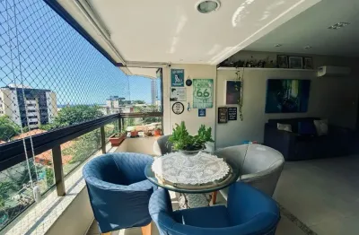 Apartamento nascente com 2 suítes, mobiliado, 89m² e 2 vagas na pituba!